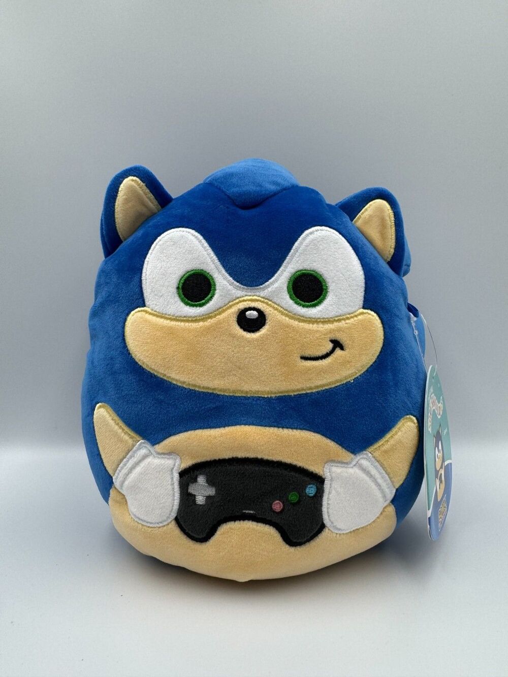 Squishmallows Sonic The Hedgehog with Controller Sonic Plush Stuffed Animal NWT!